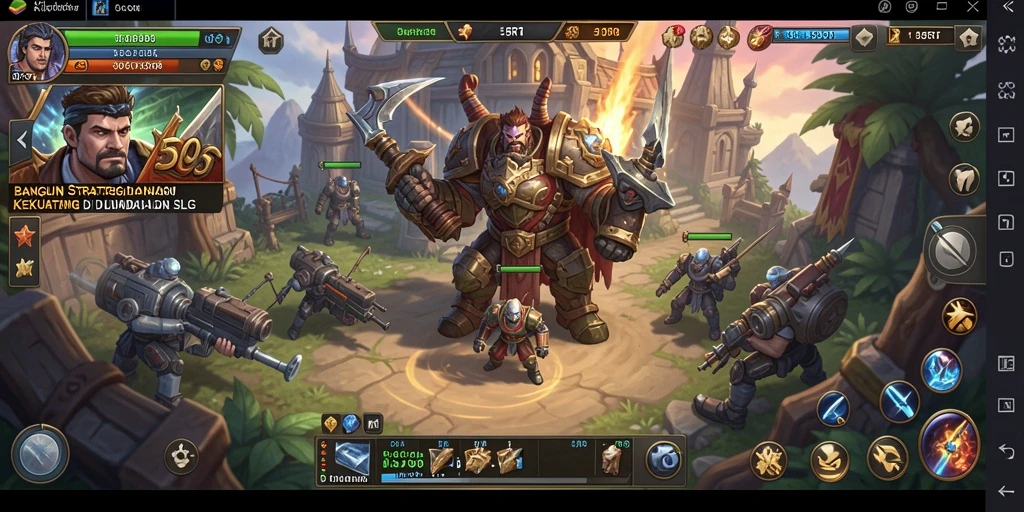 Tampilan gameplay yang mendebarkan dalam 5RT, menunjukkan aksi pertempuran strategis.
