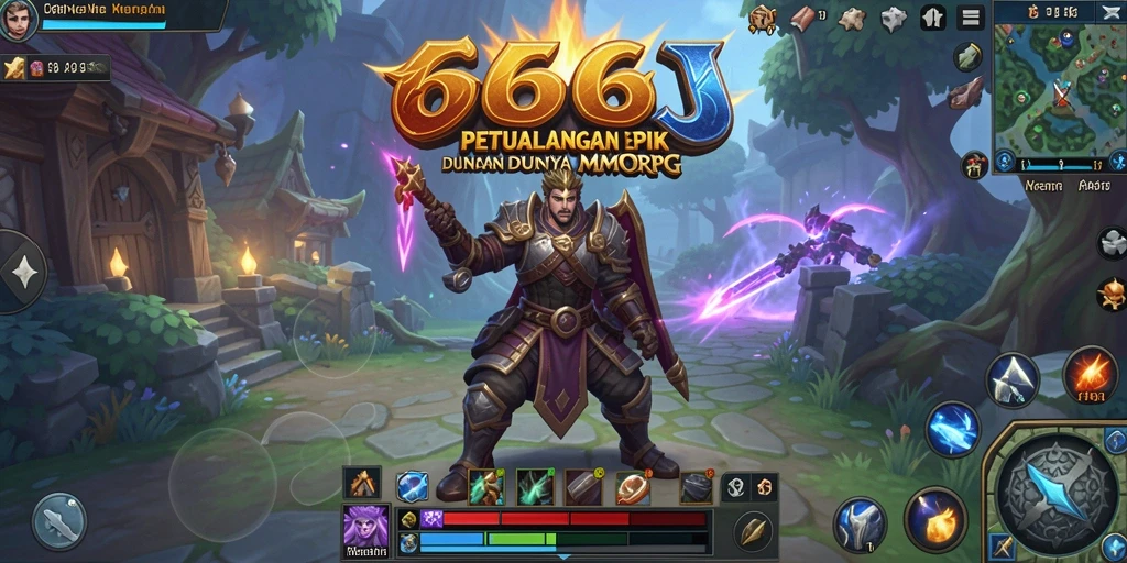 Tampilan dinamis dari gameplay <strong>666J</strong> yang menakjubkan dan penuh aksi.