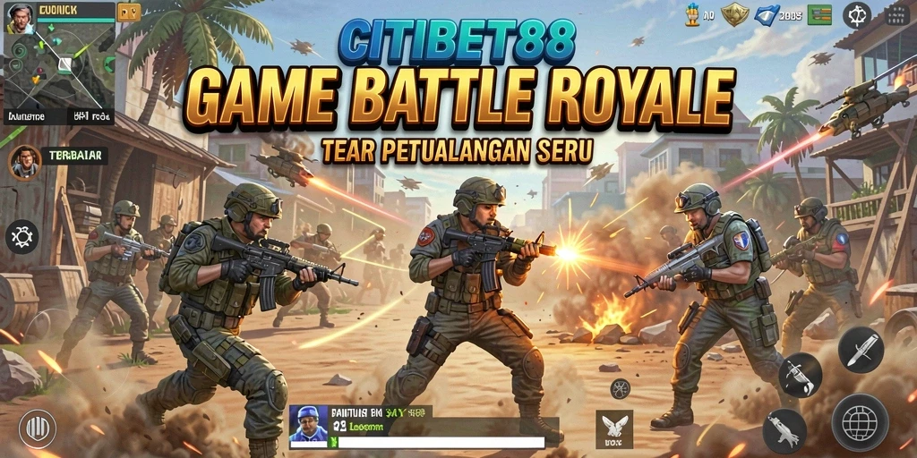 Tangkapan layar gameplay CITIBET88 dengan pertempuran seru di lapangan.