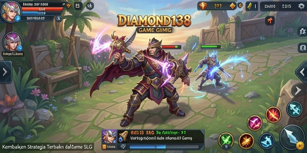 Tampilan gameplay strategis dalam DIAMOND138 yang menantang.