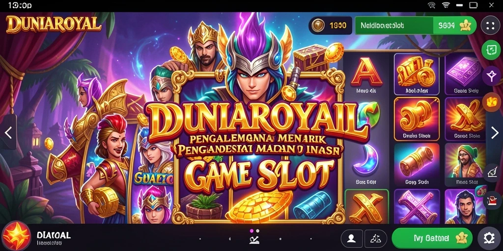 Tampilan gameplay seru dari game Slot DUNIAROYAL.
