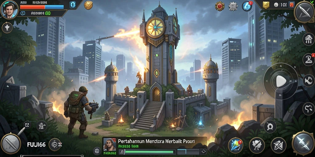 Gameplay FUJI66 yang seru dan menegangkan dalam Tower Defense.