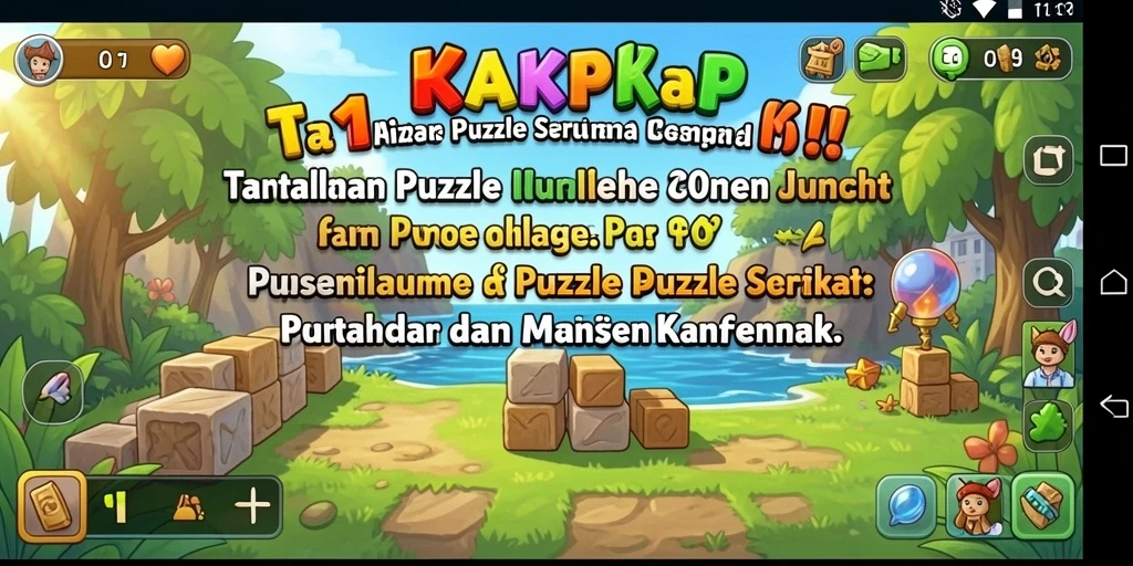Tampilan gameplay KAKRP yang menantang dan menarik.