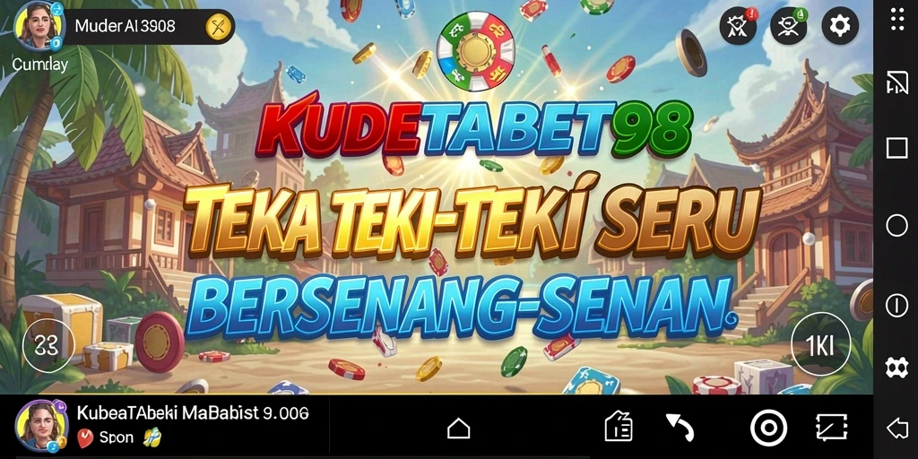 Tampilan gameplay KUDETABET98 yang penuh warna dan menantang.