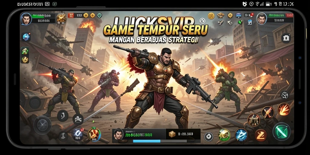 Tampilan gameplay LUCKSVIP yang seru dan memukau.