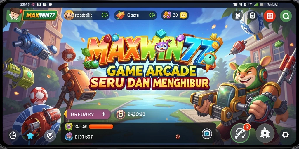 Gameplay seru dari MAXWIN77 dengan tantangan Arcade yang mendebarkan.