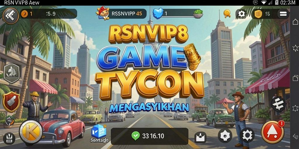 Tangkapan layar gameplay Tycoon yang mendebarkan.