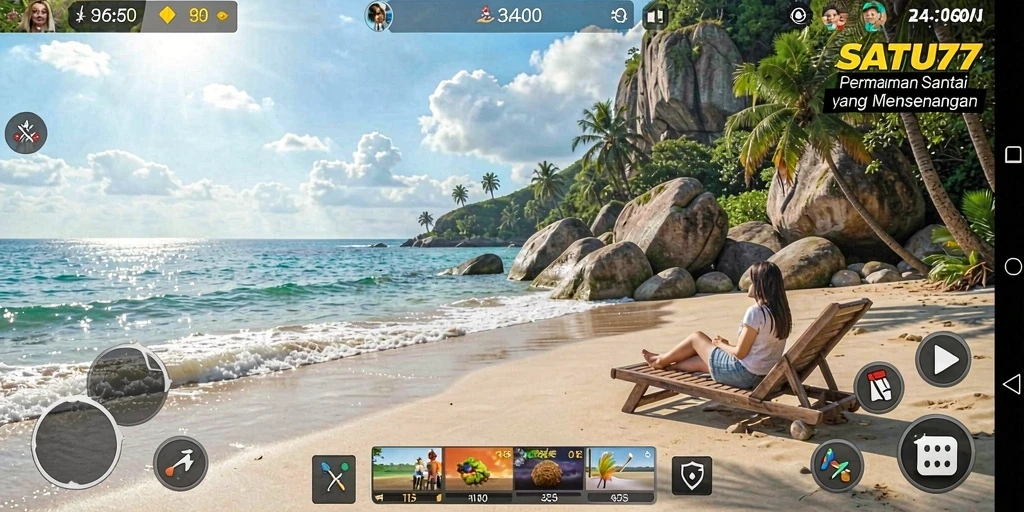 Screenshot SATU77 menunjukkan gameplay yang menyenangkan dan santai.
