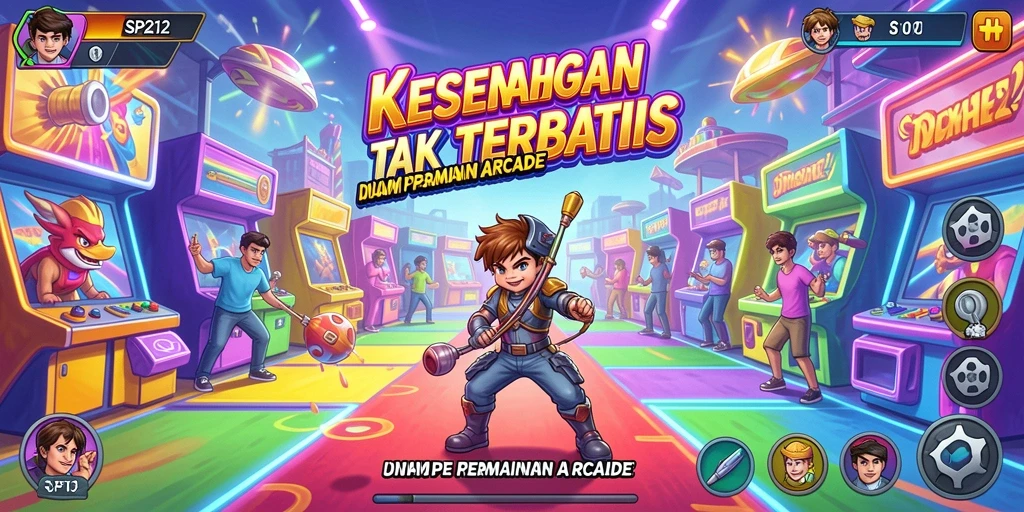Screenshot gameplay SP212 menampilkan karakter melawan rintangan menantang.