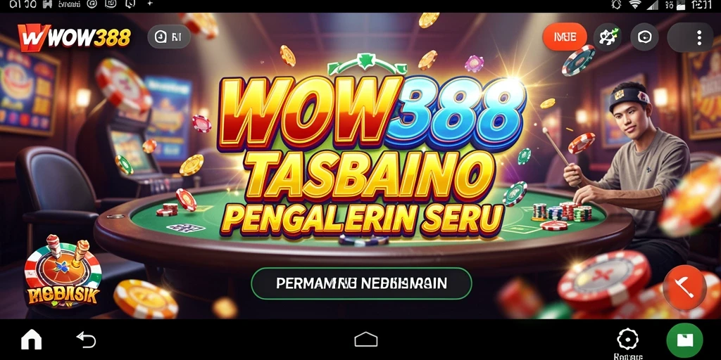 Screenshot WOW388 menampilkan gameplay menarik dalam permainan Kasino.